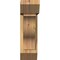 Ekena Millwork Funston Slat Rough Sawn Bracket w/ Offset Brace, Western Red Cedar, 6"W x 16"D x 20"H BKT0604X16X20FST06RWR - alternate 4